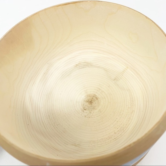 Vintage Round Wooden Trinket Hand Painted Windmill - Picture 10 of 11